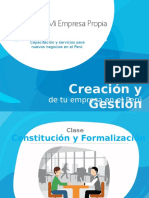 MEP Constitucion y Formalizacion