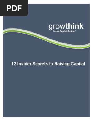 12 Secrets to Raising Capital