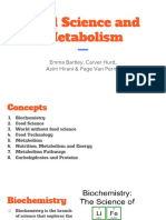 Biochemistry Food Science and Metabolism 2