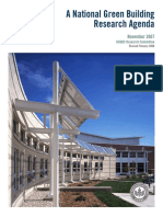 A National Green Building Research Agenda