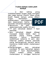 Ketentuan Kerja Dan Jam Kerja