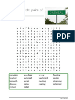 Word Search: Pairs of Vowels