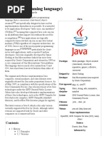 Java (Programming Language)