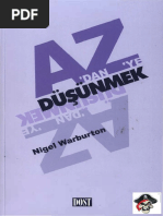 A'Dan Z'Ye Düşünmek Nigel Warburton C S