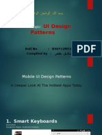 UI Design Patterns: Topic