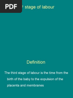 3rd Stage of Labour