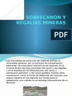 Canon Sobrecanon y Regalias Mineras