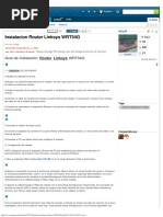 Instalacion Router Linksys WRT54G - Taringa! PDF