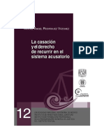 Casacion y El Derecho A Recurrir Al Sistema Acusatorio PDF