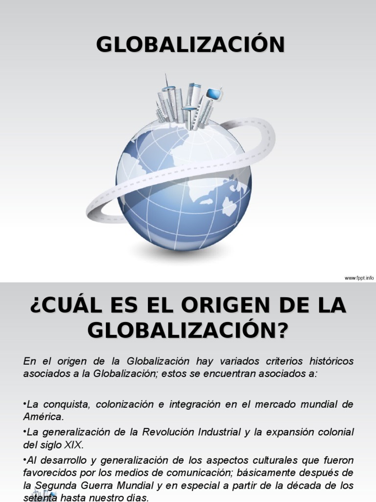GLOBALIZACION Globalización Fondo Internacional