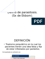 Delirio de Parasitosis
