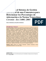 Auditoria Sga Para Uan Cementera