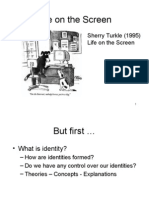 Sherry Turkle (1995) Life On The Screen