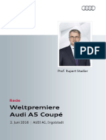 Weltpremiere Audi A5 Coupé