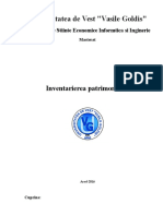 Inventarierea Patrimoniului