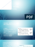 Digital Signal Processing: Sampling and Reconstruction