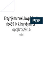 Ertyhjkmvnreiubwp984o (' Irb489 LK K Hujvbjmi Oi L Opb (B'oi29i1b