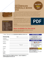 Minerals Book 2014 Presale Form