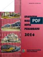 Statistik Daerah Kota Pekanbaru 2014 PDF