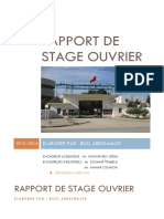 Rapport de Stage Ouvrier