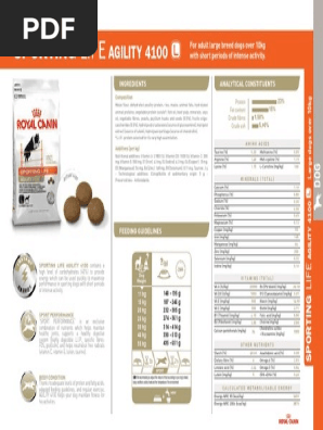 royal canin agility 4100