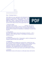 Appointment Letter FORMAT 1