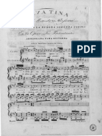 Cavatina Del Maestro Rossini Cantada Por La Señora Lorenza Correa en La Ópera Los Pretendientes (1818)