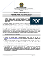 Edital - Classificatorio - 2016.2 PDF