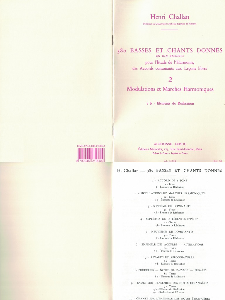 Challan - 380 Basses Et Chants Donnés - Vol 2b PDF | PDF