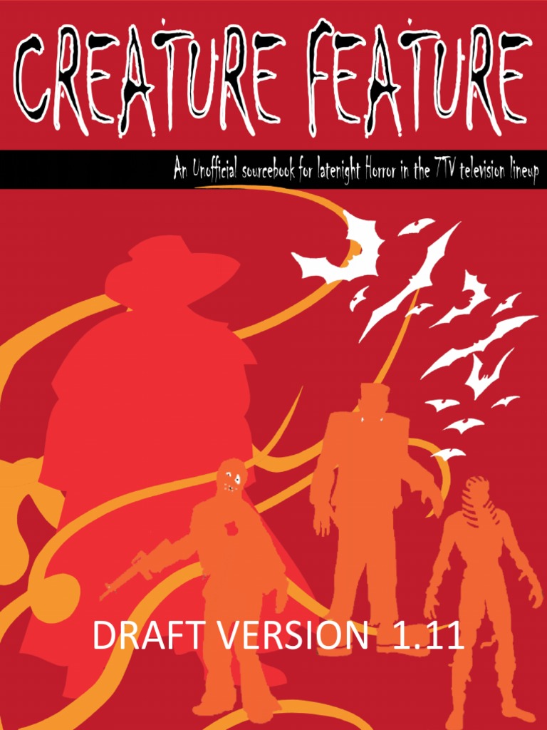 7TV Creature Feature Expansion Guide | PDF | Flashlight | Vampires