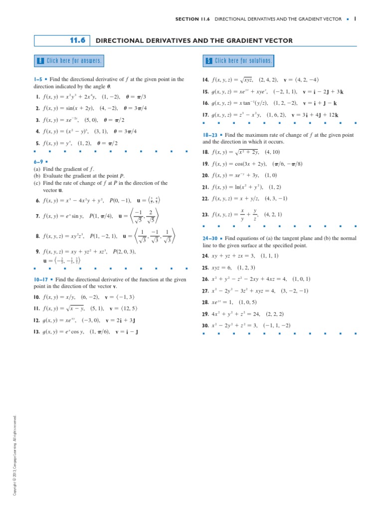 Gradiant Derivative Differential Calculus