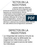 Defectos en La Fagocitosis