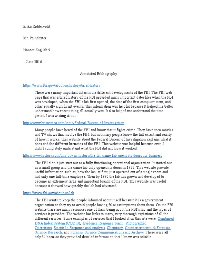 Example of reference and bibliography picture