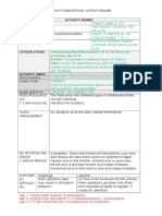 Portfolio Task 1 - Activity Board - Page 1