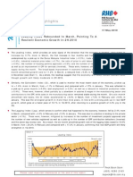 Economic Highlights - Leading Index Rebounded in March, Pointing To A Resilient Economic Growth in 2H 2010 - 17/5/2010