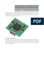 Mengakses Modul Sensor Gyroscope Lisy300 Terkalibrasi Menggunakan Codevision