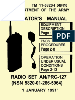 (1991) TM 11-5820-I 048-110 Operator's Manual Radio Set AN & PRC-127