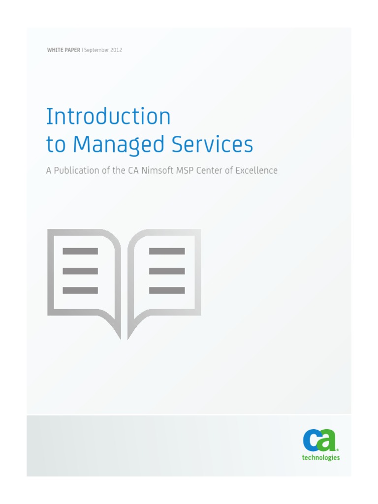Introduction To Managed Services WP | PDF | Sarbanes–Oxley Act ...