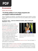 A dívida pública é um mega esquema de corrupção institucionalizado-CartaCapital