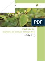 2015 Colombia Monitoreo de Cultivos de Coca 2014 PDF