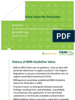 BNN-Guideline Value For Pesticides