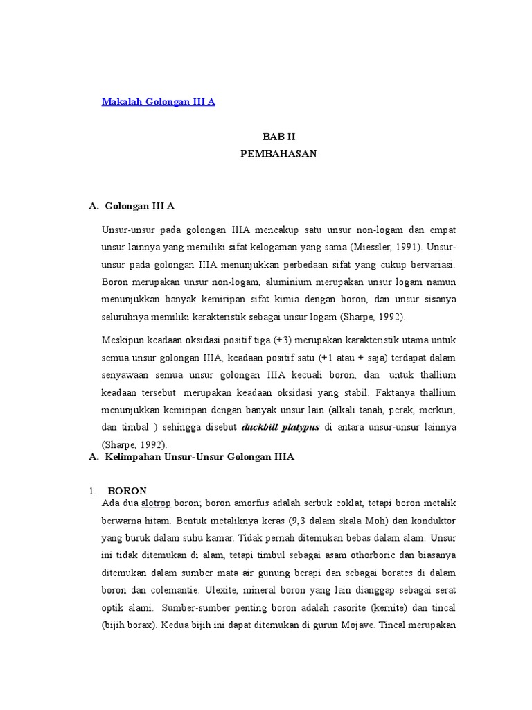 Makalah Golongan Iii A