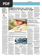 Registration To Vote in Primary at All-Time High: Local