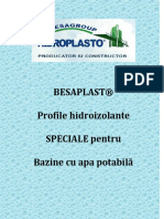 BESAPLAST Profile Pentru Apa Potabila