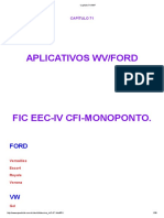 Sistema FIC-EEC-IV monoponto Ford e VW