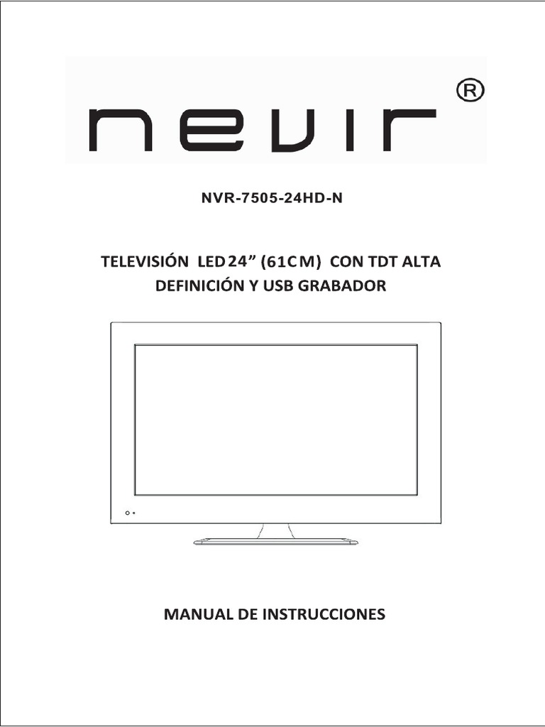Manual Tele Nevir NVR7505-24HD-N