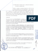 Nicaragua invocó Carta Democrática de OEA.