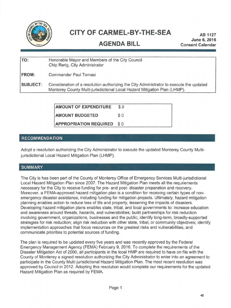 Local Hazard Mitigation Plan 6 06 16 Pdf Emergency Management Flood
