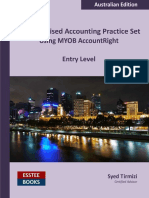 Computerised Accounting Practice Set Using MYOB AccountRight - Entry Level: Australian Edition