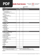 60 Second Diabetic Foot Screen Tool